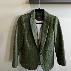J. Crew Parke Blazer in Herringbone Meadow